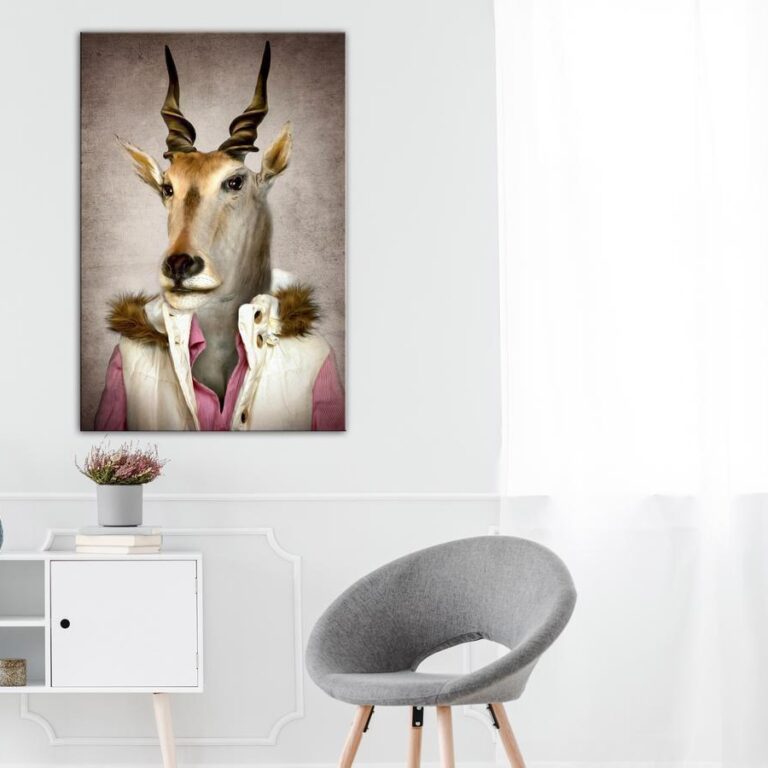 Schilderij - Antelope Jessica (1 Part) Vertical