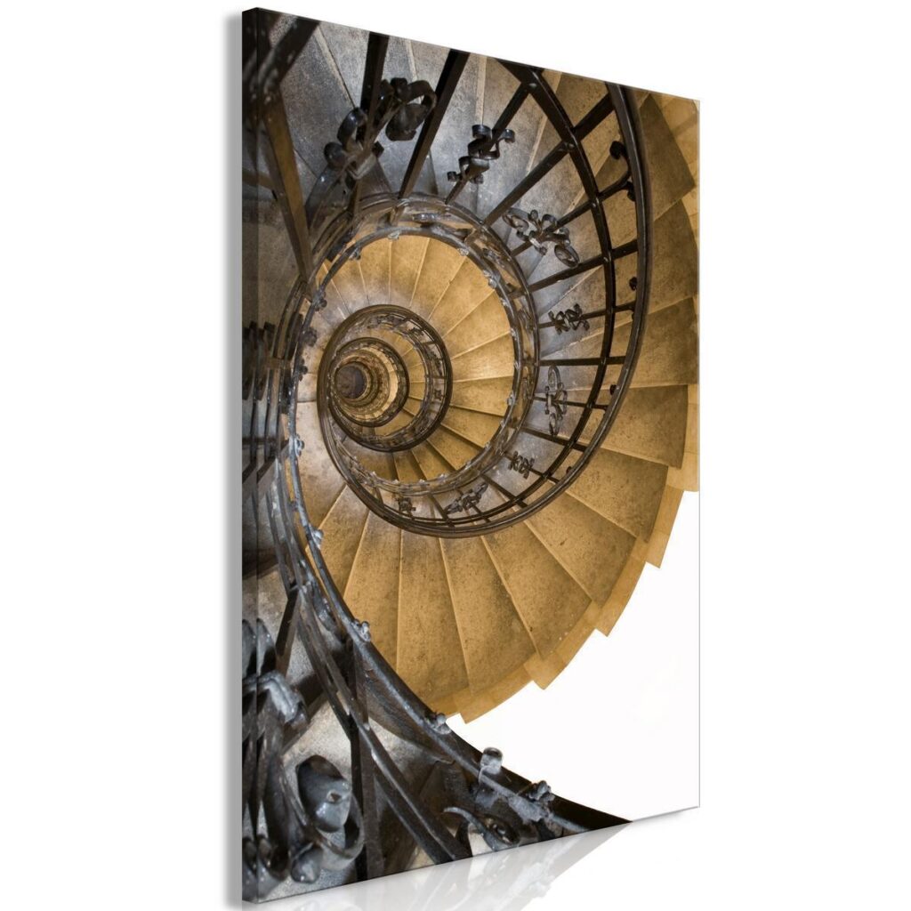 Schilderij - Architectural Snail (1 Part) Vertical - Afbeelding 2