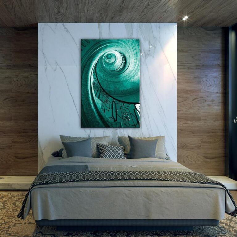 Schilderij - Architectural Spiral (1 Part) Vertical