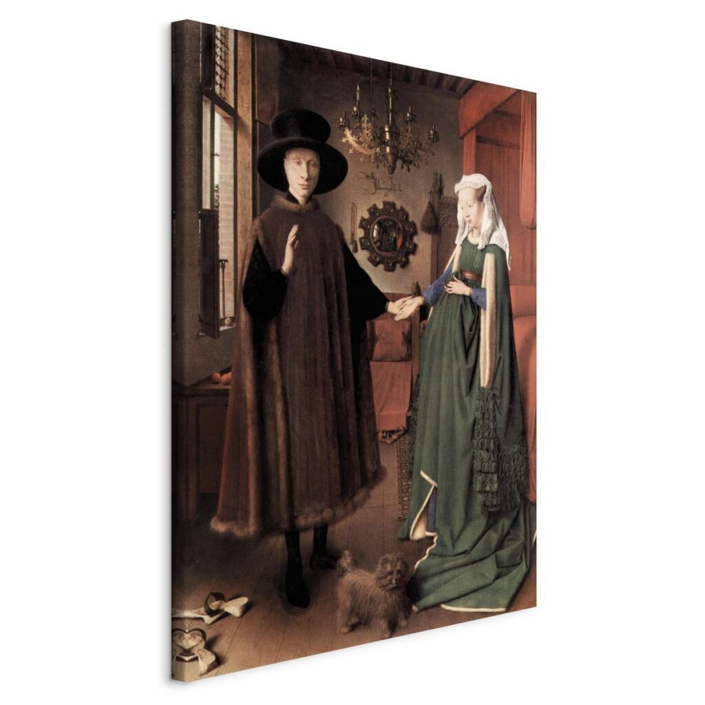 Schilderij - Arnolfini Portrait - Afbeelding 2