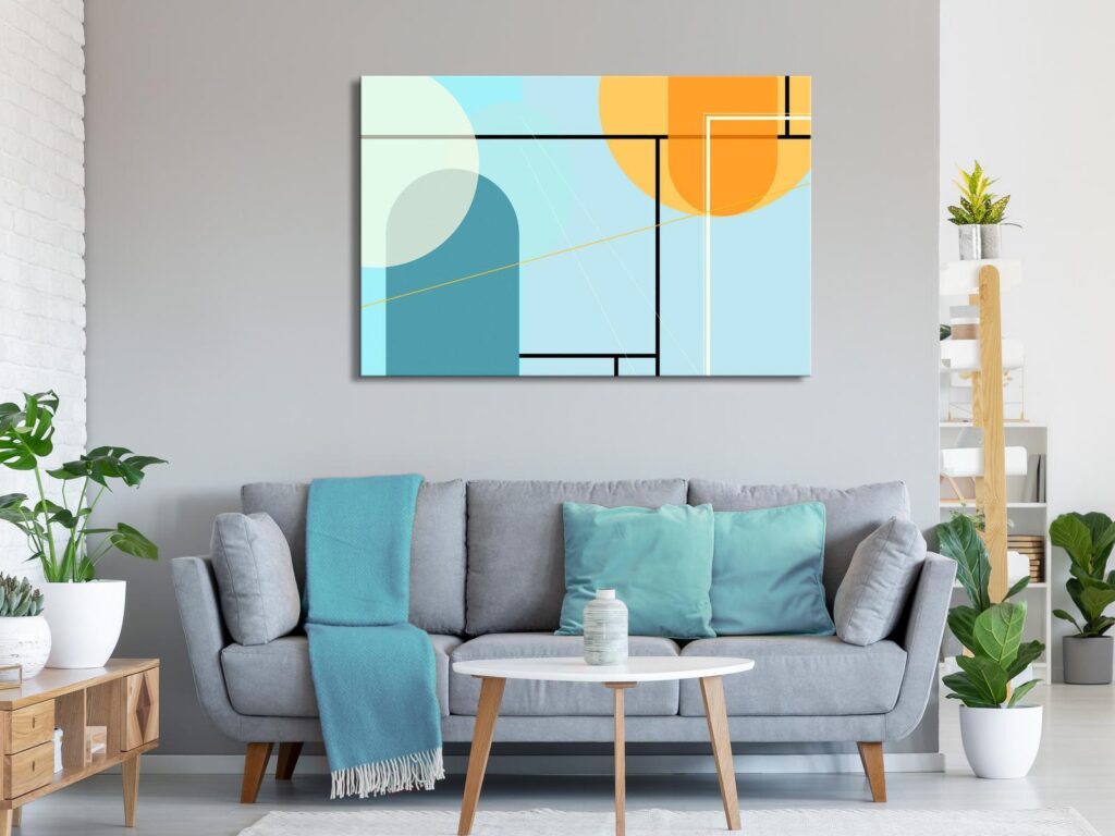 Schilderij - Arranged Ocean (1 Part) Wide - Afbeelding 2