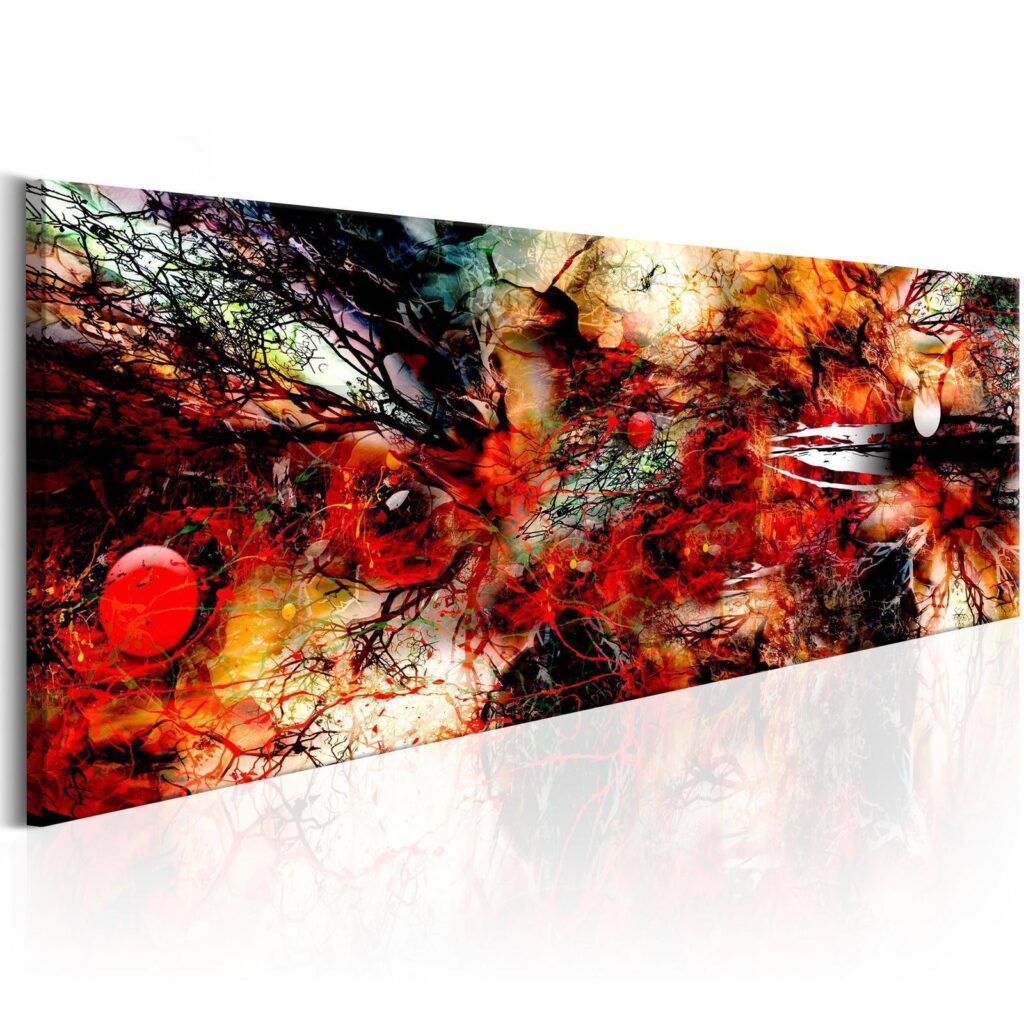 Schilderij - Artistic Chaos - Afbeelding 2