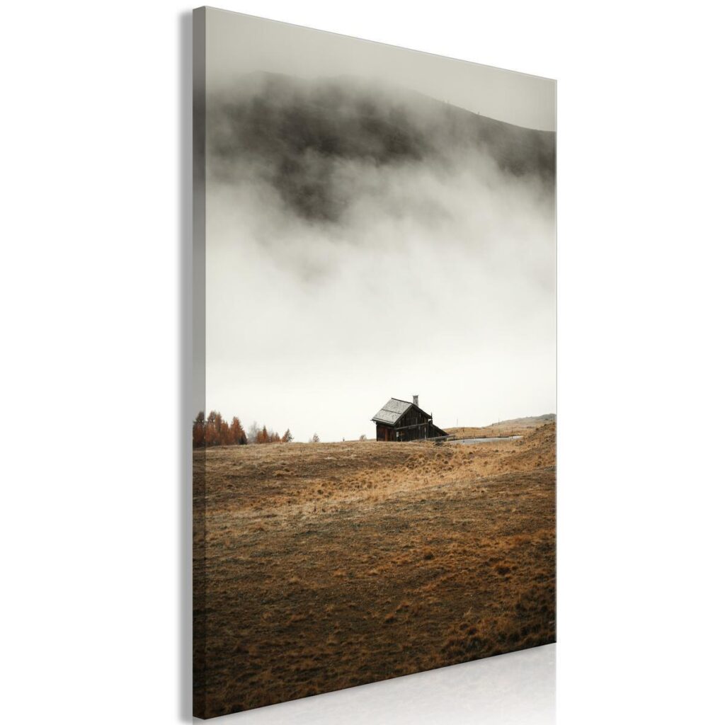 Schilderij - Asylum in the Mountains (1 Part) Vertical - Afbeelding 2