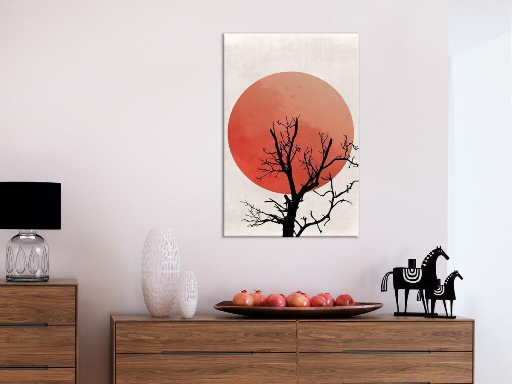 Schilderij - At the End of the Day (1 Part) Vertical - Afbeelding 2