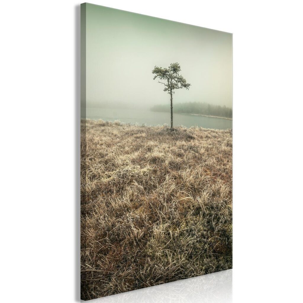 Schilderij - At the Lake Shore (1 Part) Vertical - Afbeelding 2