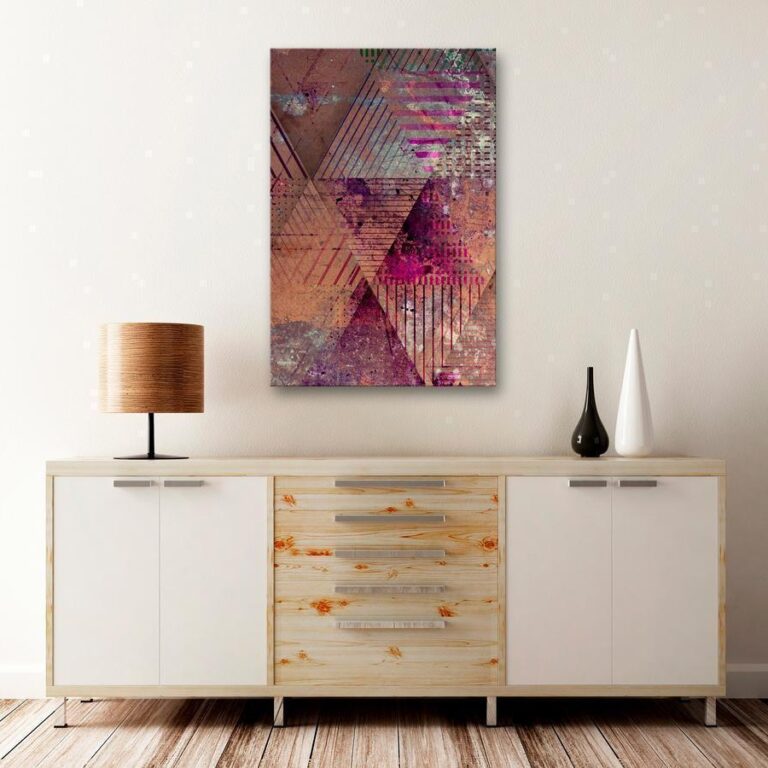 Schilderij - Autumn Abstraction (1 Part) Vertical