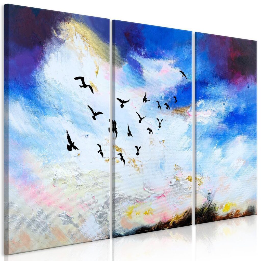Schilderij - Autumn Is Coming (3 Parts) - Afbeelding 2