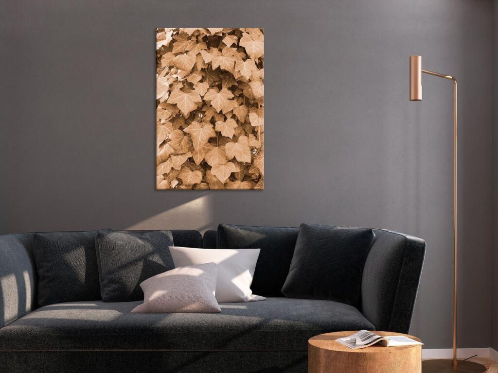 Schilderij - Autumn Ivy (1 Part) Vertical