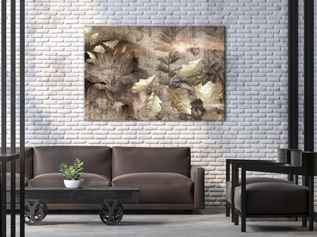 Schilderij - Autumn Twilight (1 Part) Wide - Afbeelding 2