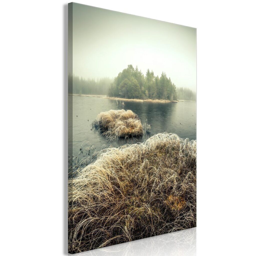 Schilderij - Autumn in the Wetlands (1 Part) Vertical - Afbeelding 2