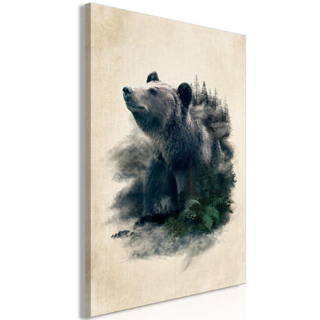 Schilderij - Bear Valley (1 Part) Vertical - Afbeelding 2