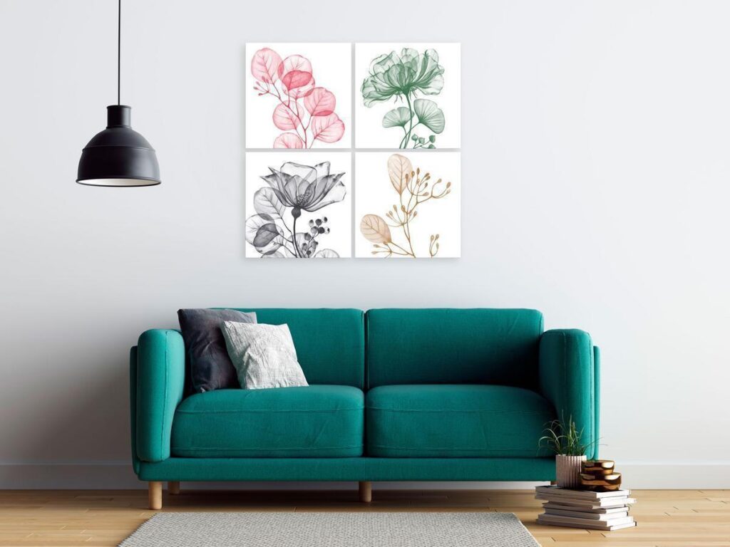 Schilderij - Beautiful Moments (4 Parts)