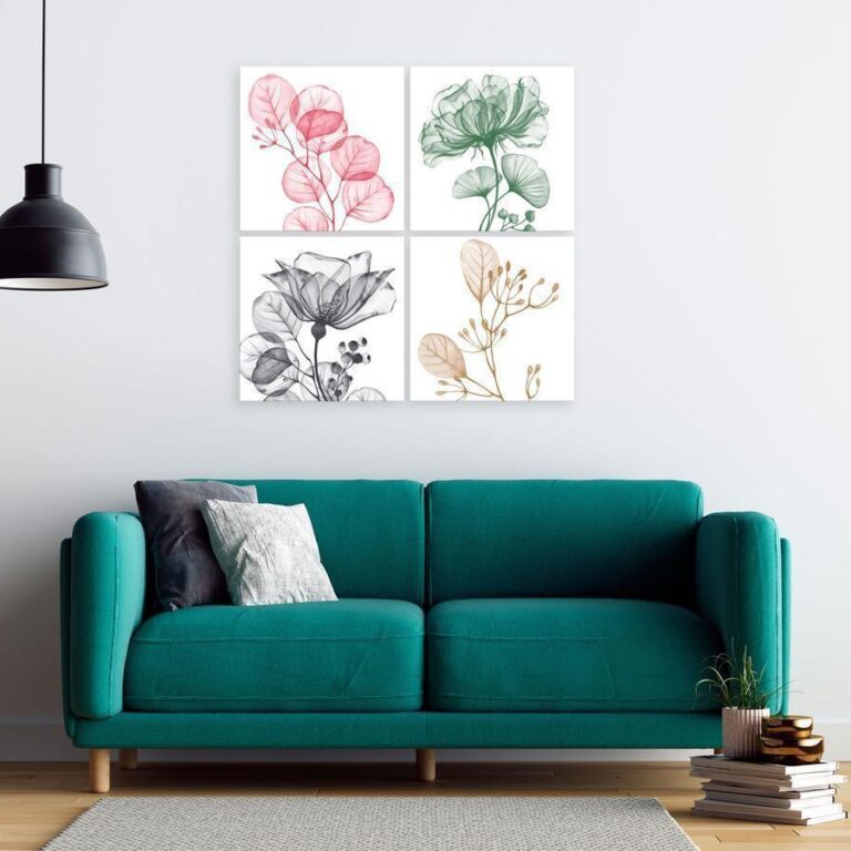 Schilderij - Beautiful Moments (4 Parts)