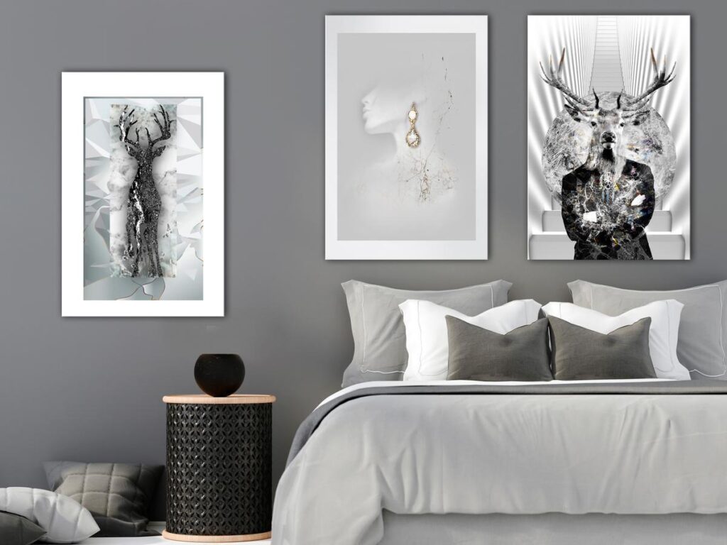 Schilderij - Beauty of Nature (3 Parts) - Afbeelding 2