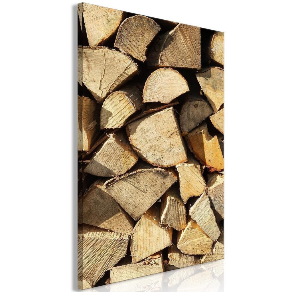 Schilderij - Beauty of Wood (1 Part) Vertical - Afbeelding 2