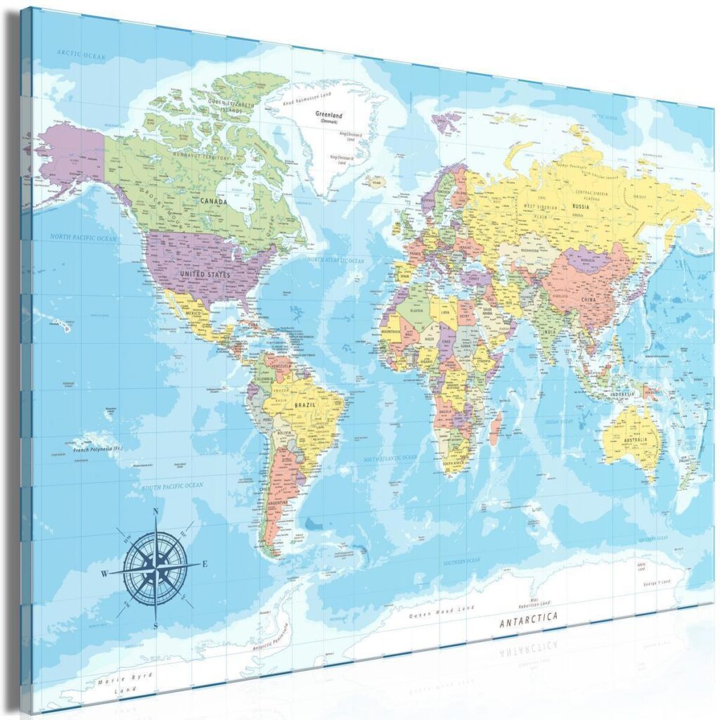 Schilderij - Beauty of the Globe (1 Part) Wide - Afbeelding 2