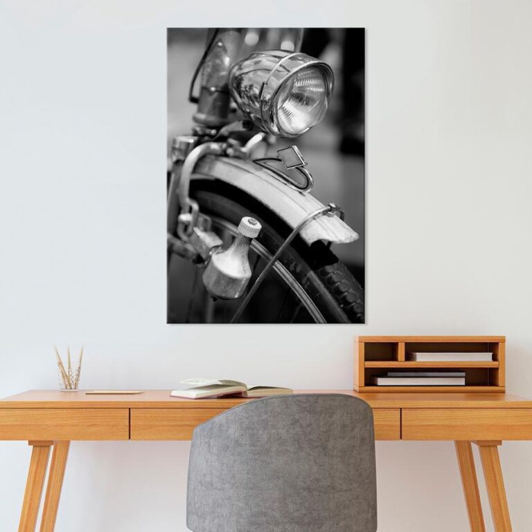Schilderij - Bicycle Details (1 Part) Vertical