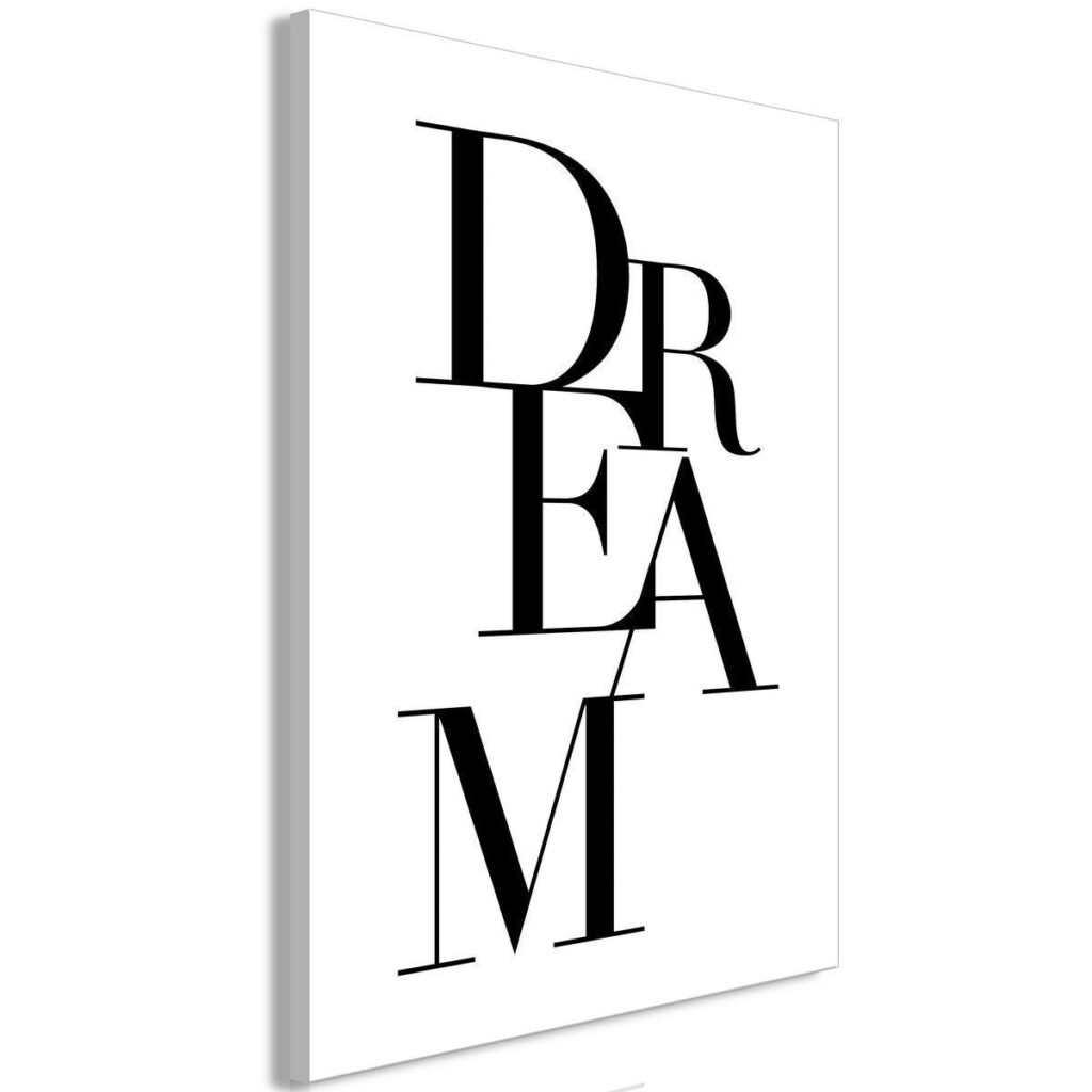 Schilderij - Black Dream (1 Part) Vertical - Afbeelding 2
