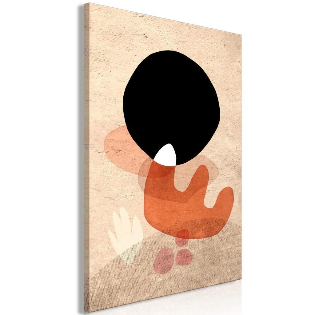 Schilderij - Black Stone (1 Part) Vertical - Afbeelding 2