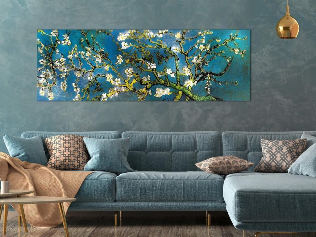 Schilderij - Blooming Almond (1 Part) Narrow - Afbeelding 2