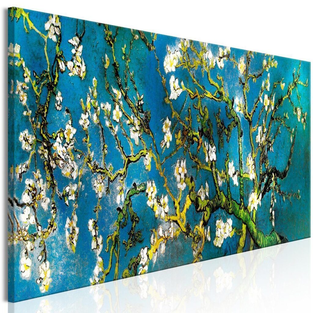 Schilderij - Blooming Almond (1 Part) Narrow