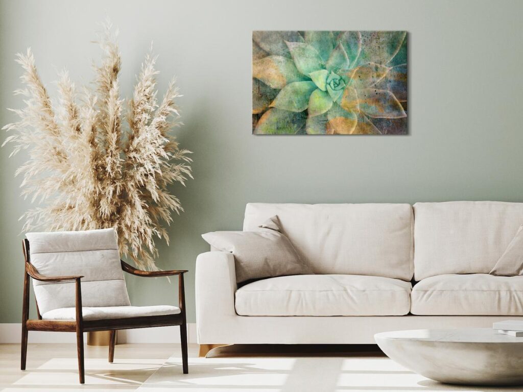Schilderij - Blooming Tones (1 Part) Wide