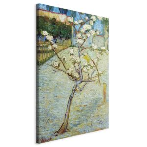 Schilderij - Blossoming Pear Tree