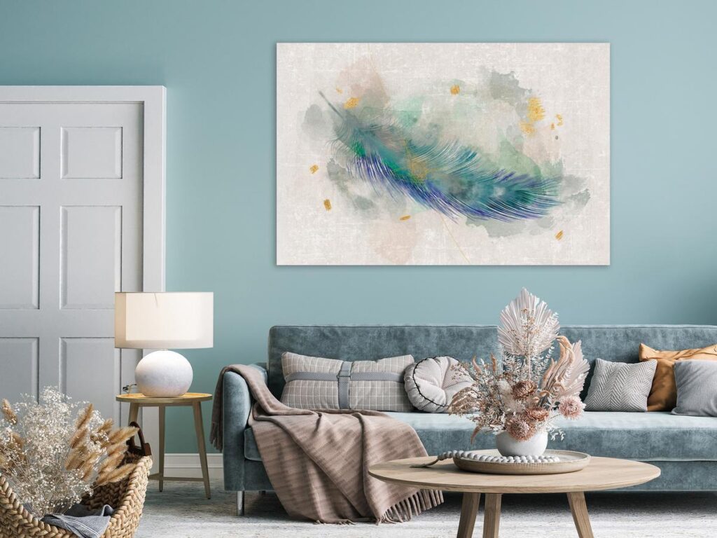 Schilderij - Blue Adventure (1 Part) Wide