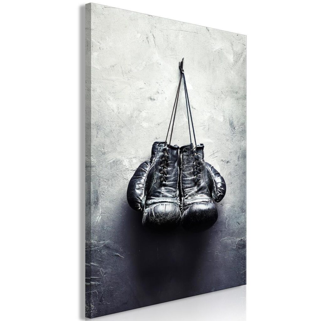 Schilderij - Boxing Gloves (1 Part) Vertical - Afbeelding 2