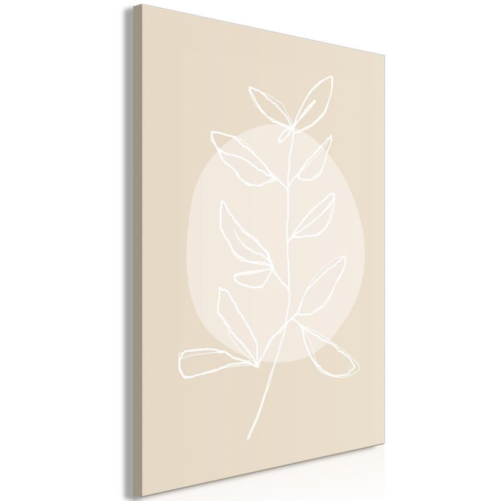Schilderij - Bright Twig (1 Part) Vertical - Afbeelding 2
