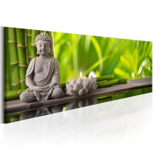 Schilderij - Buddha: Meditation
