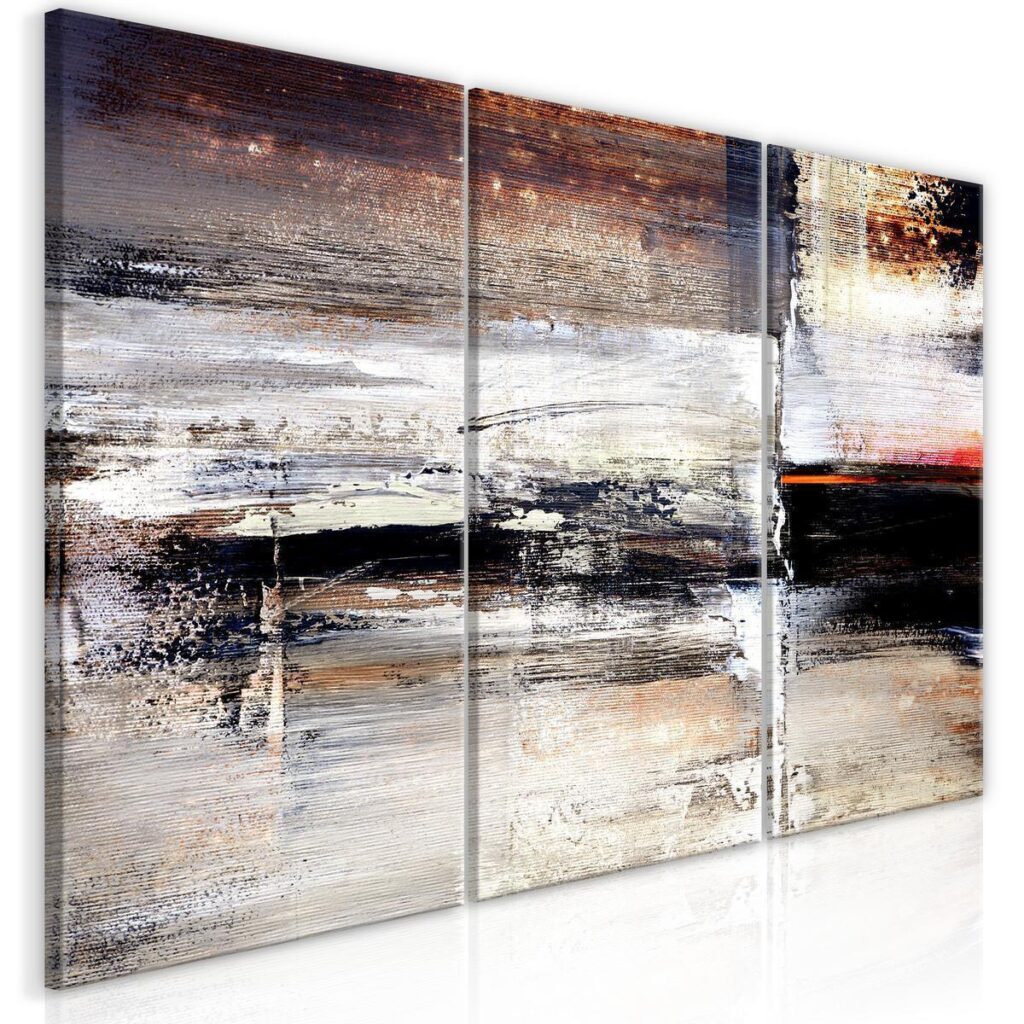 Schilderij - Calm Hum (3 Parts)