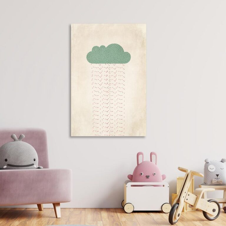 Schilderij - Candy Rain (1 Part) Vertical