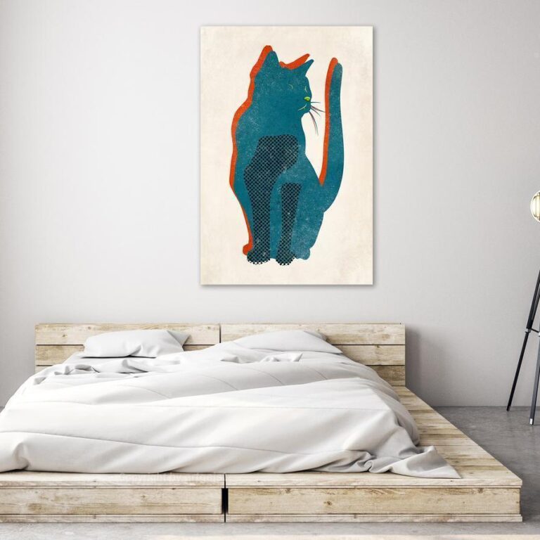 Schilderij - Cat's Moods (1 Part) Vertical