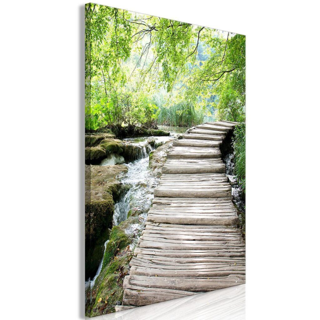 Schilderij - Charming Path (1 Part) Vertical - Afbeelding 2