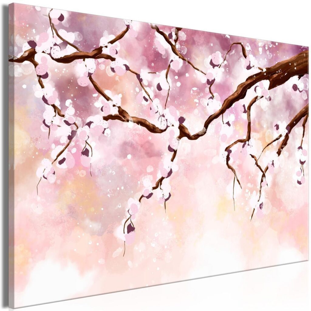 Schilderij - Cherry Blossoms (1 Part) Wide - Afbeelding 2