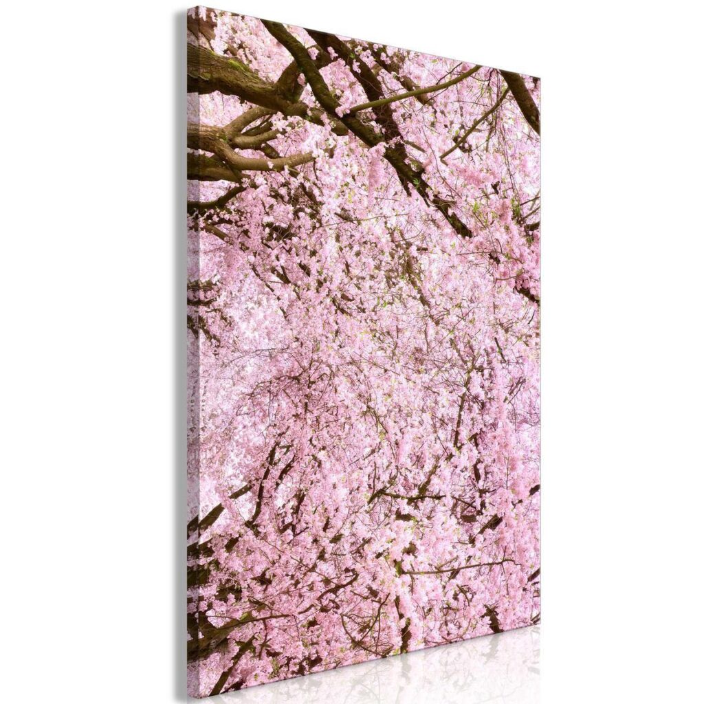 Schilderij - Cherry Tree (1 Part) Vertical - Afbeelding 2