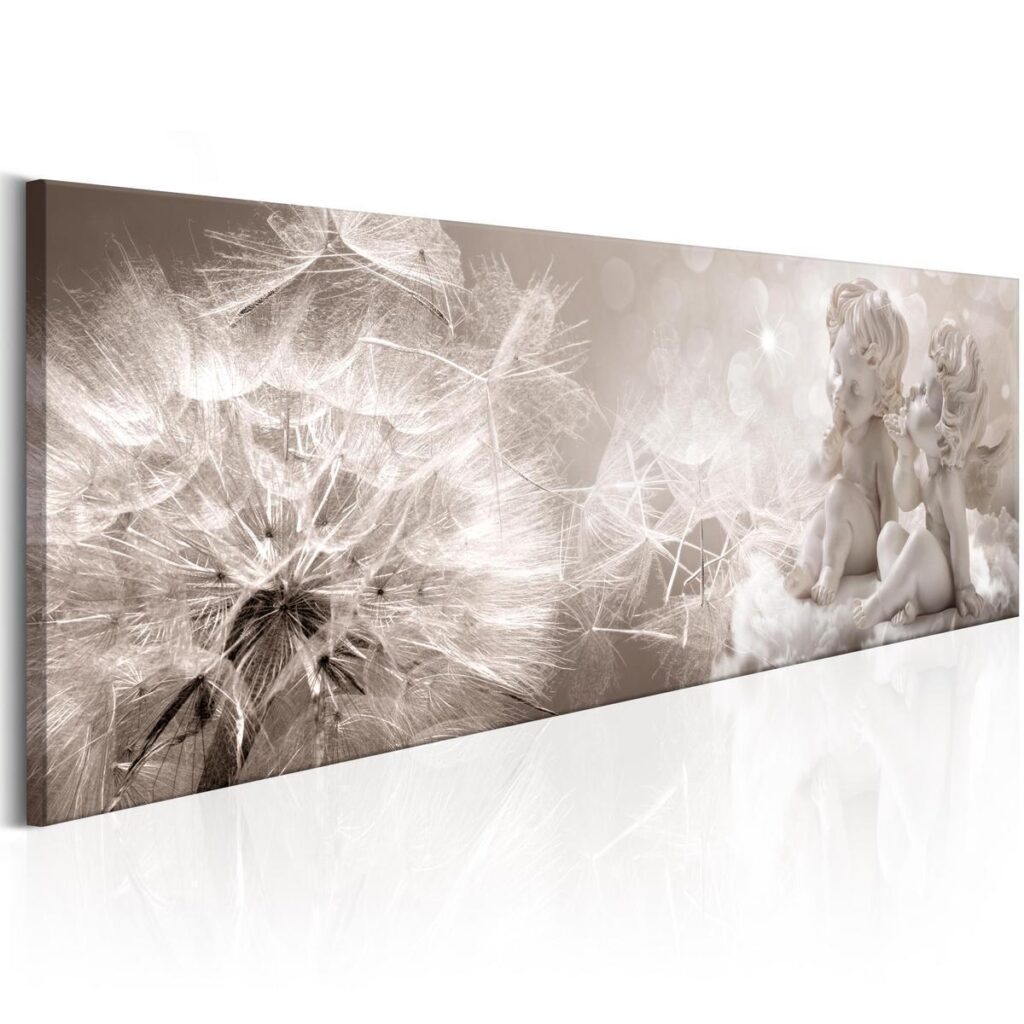 Schilderij - Cherubs and the Dandelion