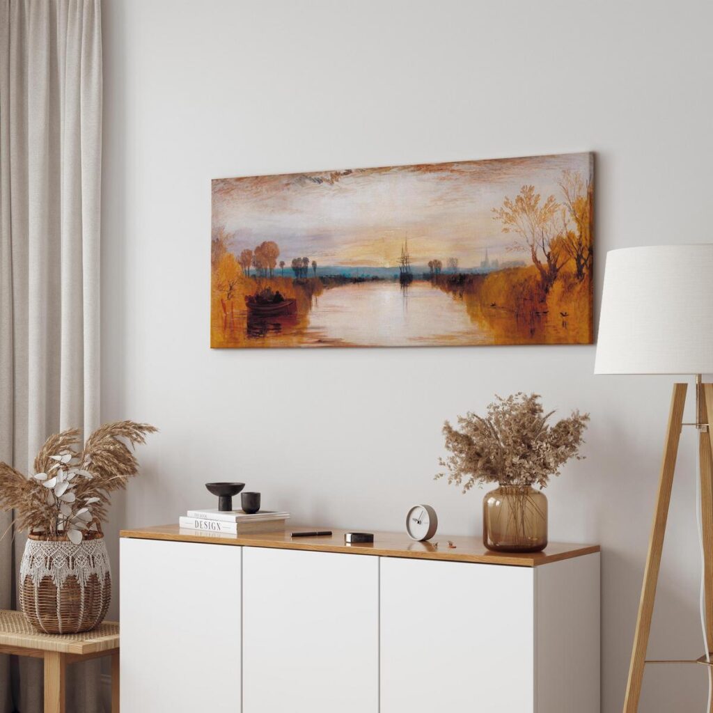 Schilderij - Chichester Canal - Afbeelding 2