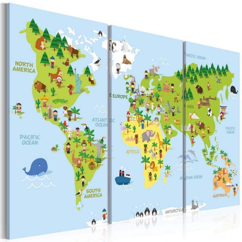 Schilderij - Children's World - Afbeelding 2