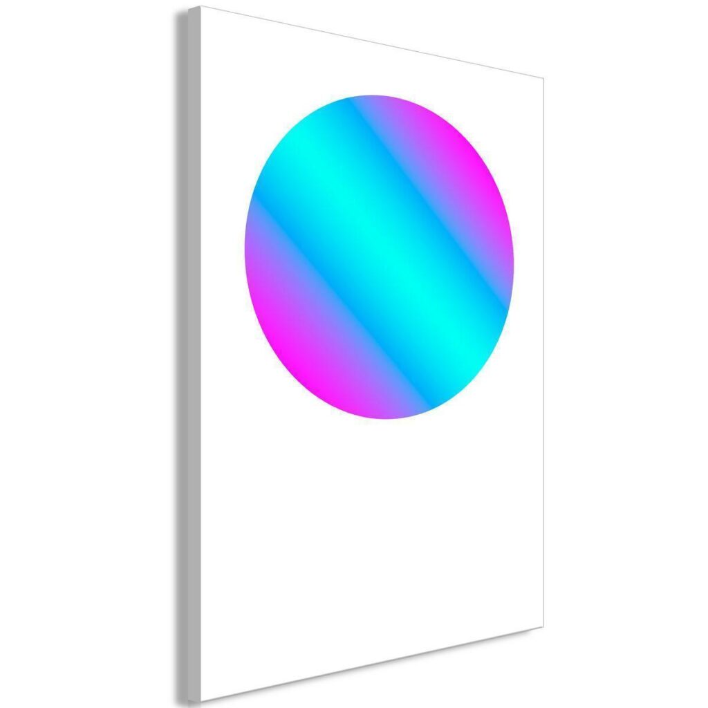 Schilderij - Circle Gradient (1 Part) Vertical - Afbeelding 2