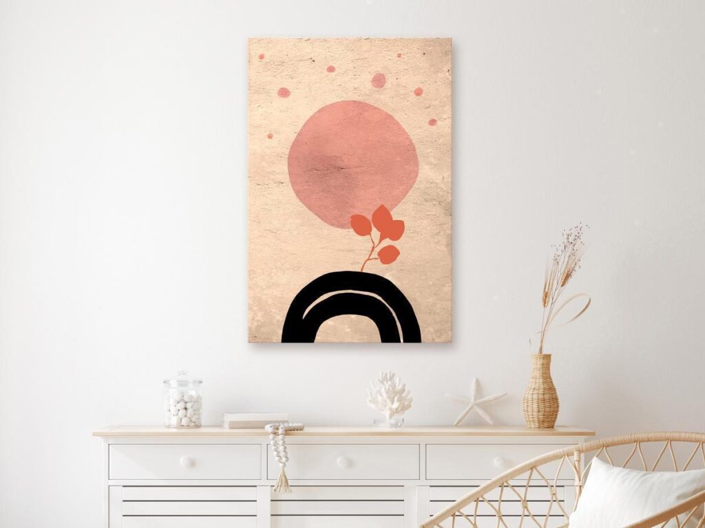 Schilderij - Circular Bridge (1 Part) Vertical