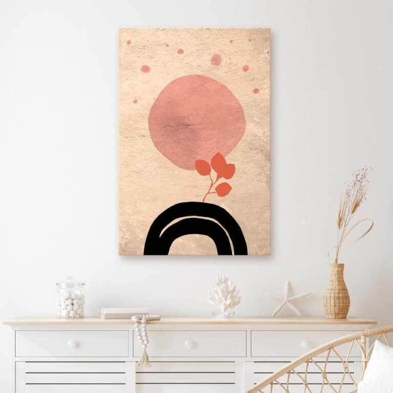 Schilderij - Circular Bridge (1 Part) Vertical
