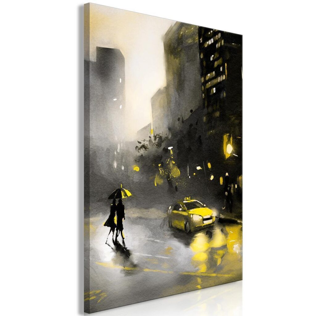Schilderij - City Glow (1 Part) Vertical - Afbeelding 2