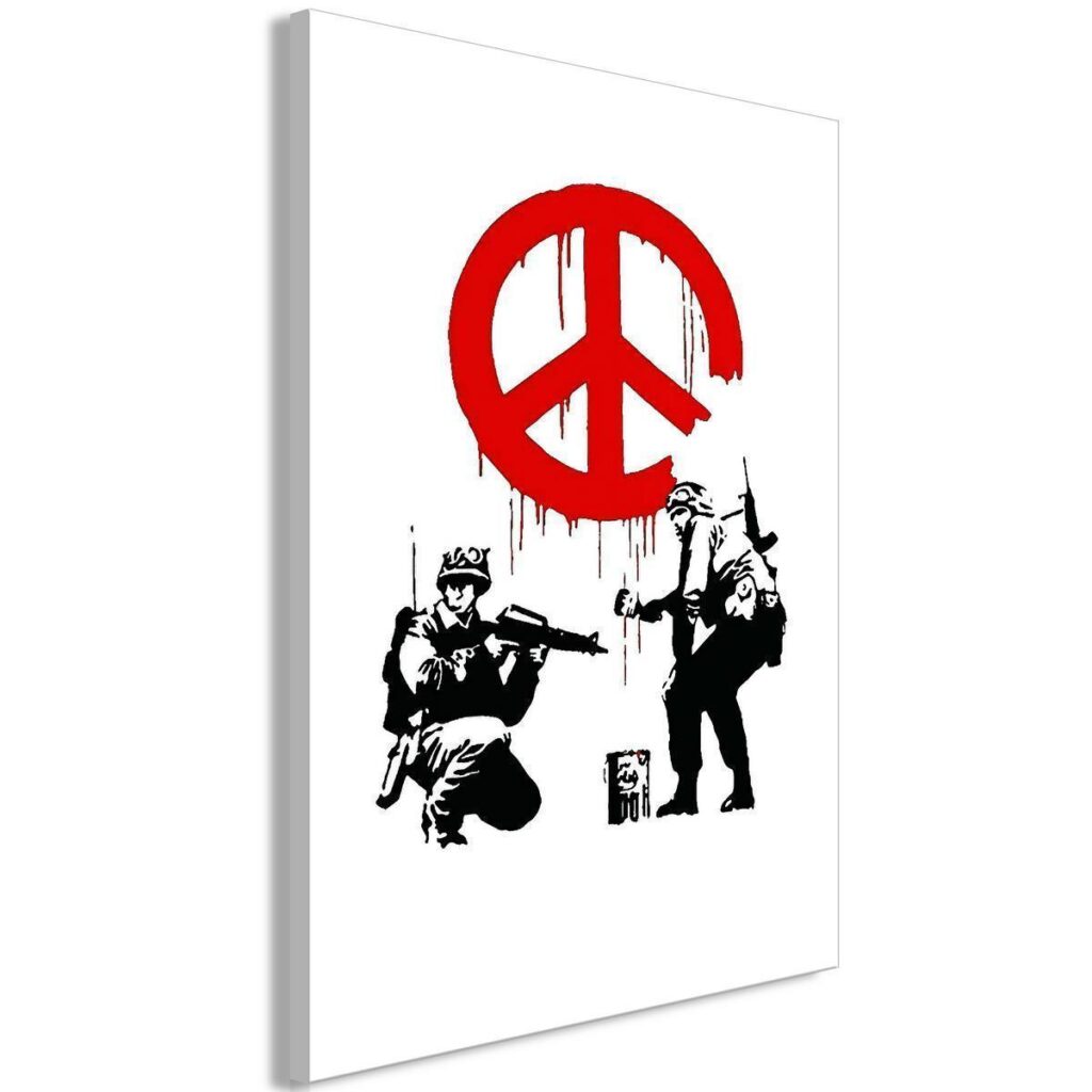 Schilderij - Cnd Soldiers (1 Part) Vertical - Afbeelding 2