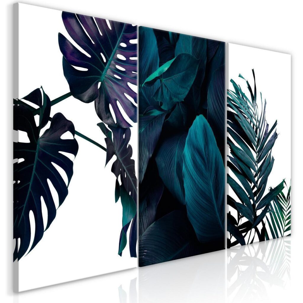 Schilderij - Cold Leaves (3 Parts)