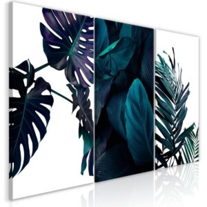 Schilderij - Cold Leaves (3 Parts)