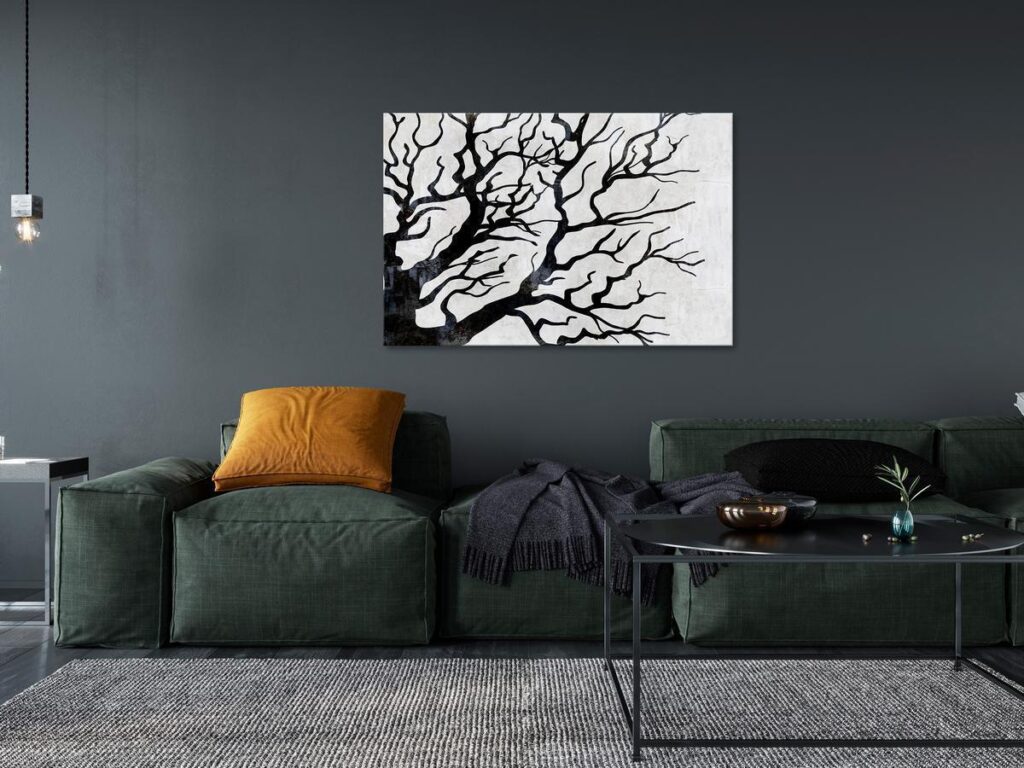 Schilderij - Cold Nature (1 Part) Wide