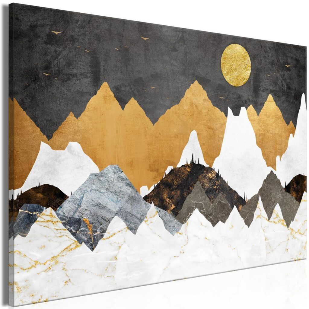 Schilderij - Cold Night (1 Part) Wide - Afbeelding 2