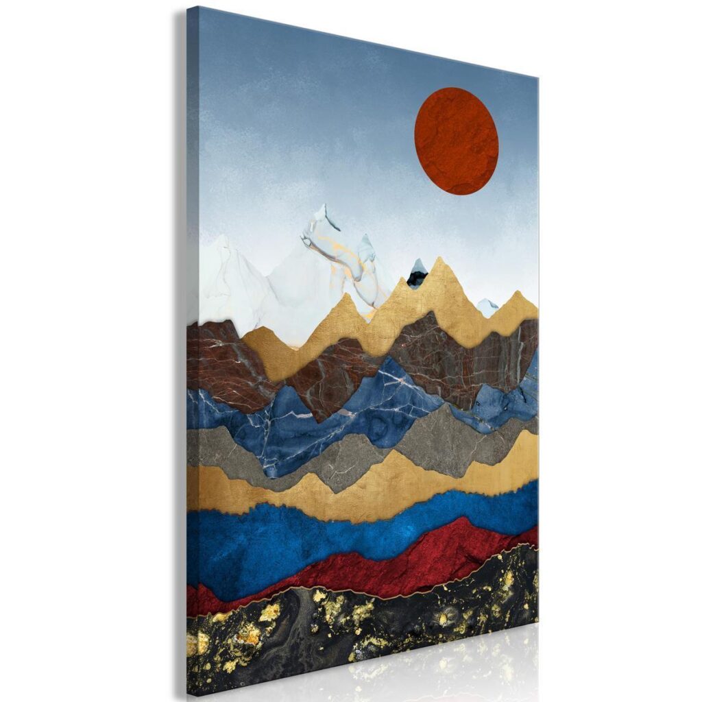 Schilderij - Colombia's Heart (1 Part) Vertical - Afbeelding 2